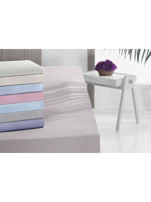 Menderes Home Cotton Collection Jarse Çift Kişilik Fitted Bej