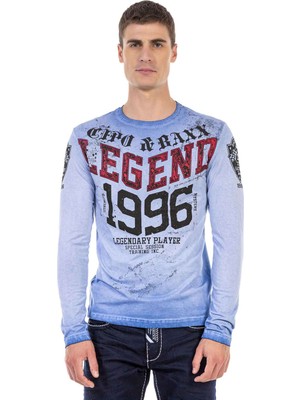 Cipo & Baxx CL486 Mavi Sweatshirt