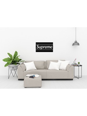 Lord Reklam Supreme Yazılı Dekoratif 50X28 cm Pleksi Duvar Tablosu