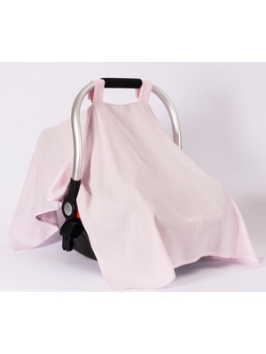 Paris In Paris Puset Örtüsü   Pamuklu Müslin Kumaş Gri-Yıldız Desenli