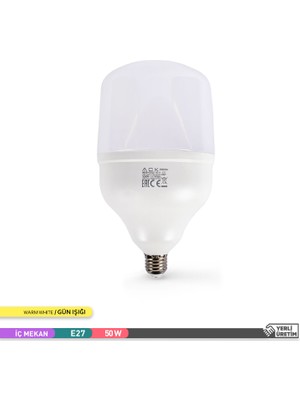 Ack T140 Led Ampul 3000K Gün Işiği 4400Lm 220-240V 50W E27