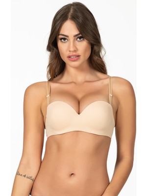 Belvü Straples Dolgulu Sütyen Ten 1110P