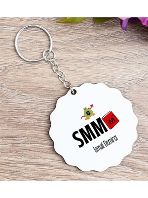 Hediye Dükkanı Kişiye Özel  Mali Müşavir Ahşap Anahtarlık