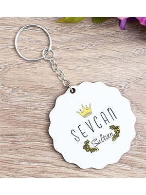 Hediye Dükkanı Kişiye Özel  Evimizin Sultanı Ahşap Anahtarlık