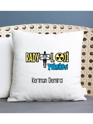 Hediye Dükkanı Kişiye Özel  Radyoloji Teknikeri Kare Yastık