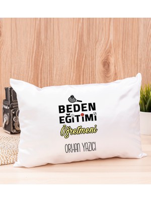 Hediye Dükkanı Kişiye Özel  Beden Eğitimi Öğretmeni Dikdörtgen Yastık