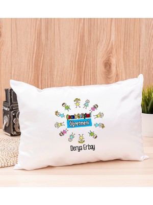 Hediye Dükkanı Kişiye Özel  Çocuk Gelişimi Öğretmeni Dikdörtgen Yastık