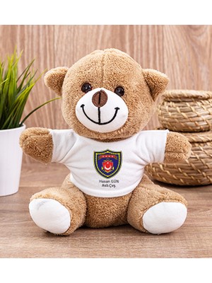 Hediye Dükkanı Kişiye Özel  Deniz Kuvvetleri Peluş Ayı