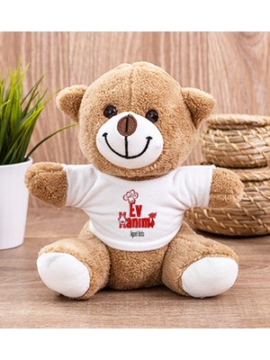 Hediye Dükkanı Kişiye Özel  Ev Hanımı Peluş Ayı