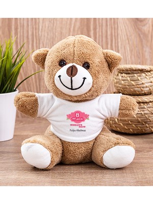 Hediye Dükkanı Kişiye Özel  Kadınlar Günü Hediyesi Peluş Ayı