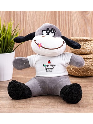 Hediye Dükkanı Kişiye Özel  Sosyal Bilgiler Öğretmeni Peluş Eşek