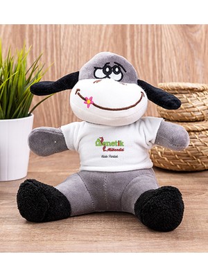 Hediye Dükkanı Kişiye Özel  Genetik Mühendisi Peluş Eşek