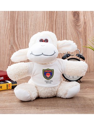 Hediye Dükkanı Kişiye Özel  Deniz Kuvvetleri Peluş Koyun