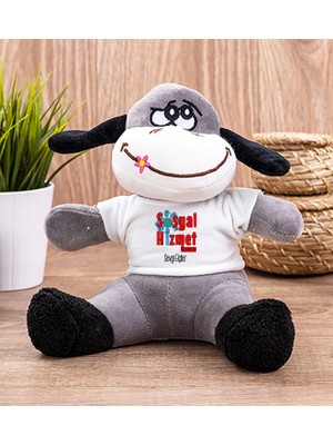 Hediye Dükkanı Kişiye Özel  Sosyal Hizmet Uzmanı Peluş Eşek