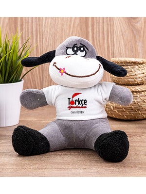 Hediye Dükkanı Kişiye Özel  Türkçe Öğretmeni Peluş Eşek