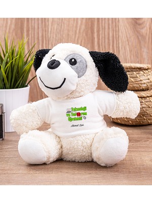 Hediye Dükkanı Kişiye Özel  Teknoloji ve Tasarım Öğretmeni Peluş Köpek