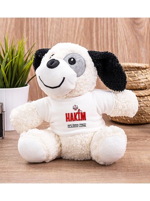 Hediye Dükkanı Kişiye Özel  Hakim Peluş Köpek