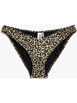 Koton Kadın Leopar Desenli Bikini Alt