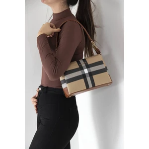 Silver Polo Silver  Polo Kadın Çapraz Çanta Bej - Taba NV910