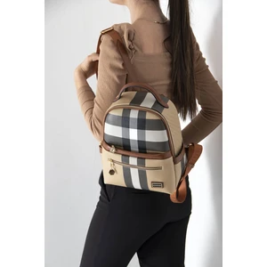 Silver Polo Silver  Polo Kadın Sırt Çantası Bej - Taba NV1061