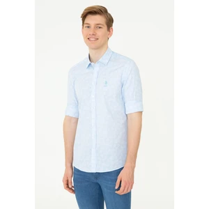 U.S. Polo Assn. Erkek Mavi Gömlek 50247605-VR036