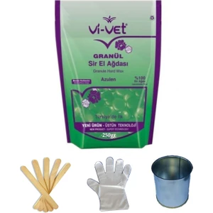 Vivet Granül Ağda Azulen Yedek 250 Gr (Boncuk Ağda) Cezve