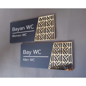 Luxury Mat Antrasit Seri Wc Yönlendirme Seti