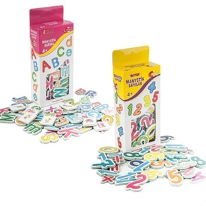 Diy-Toy Diytoy, Manyetik Harfler ve Sayılar, 2 Li Set, Eğitici Magnet Set