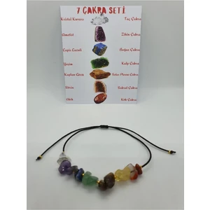 Doğal 7 Çakra Taşı Bileklik  Doğal Taş
