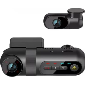 T130 3 Kameralı Wifi Gps Modüllü Qhd 2k Araç Kamerası