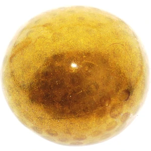 Squishy Stres Topu Simli Sarı Kristal Slime