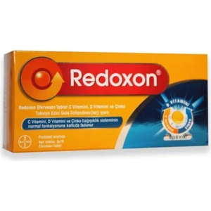 Redoxon C Vitamini D Vitamini Çinko Üçlü Etki 2X15 Efervesan