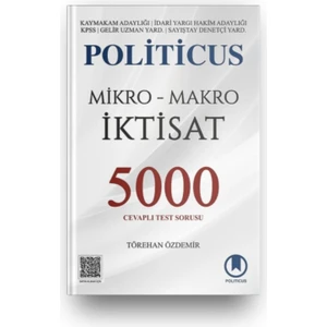 Politicus Yayınları Politicus Iktisat Soru Bankası 5000 Test Sorusu -Törehan Özdemir