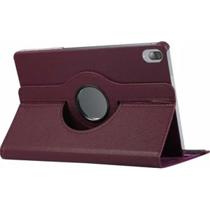 Lenovo M10 TB-X505F Uyumlu Fuchsia Dönebilen Standlı Tablet Kılıfı