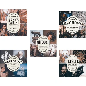 Dakikalar Içinde Ekonomi / Dakikalar Içinde Dünya Tarihi  / Psikoloji /mitoloji / Felsefe 5 Kitap Set