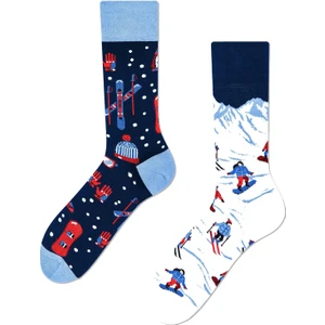 Carnaval Socks Sağlı Sollu Snowboard Desenli Renkli Çorap