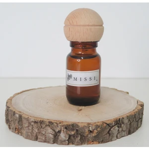 Taşınabilir Ahşap Kapaklı 20 ml Dark Amber Oda Kokusu