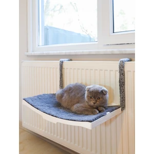 Ata Home Kedi Petek Kalorifer Radyatör Yatağı Askılı Kedi Yatağı Hamağı Terası 47 x 27,5 cm 18 kg