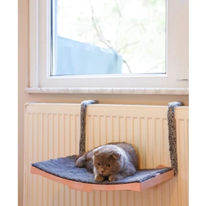 Ata Home Kedi Petek Kalorifer Radyatör Yatağı Askılı Kedi Yatağı Hamağı Terası 47 x 27,5 cm 18 kg