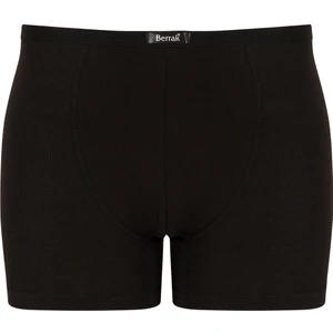 Erkek Ince Bel Siyah Boxer (4488)