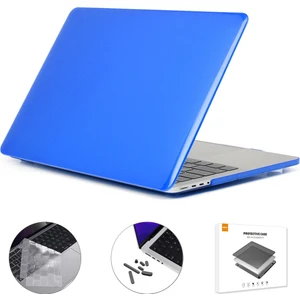 Ab Versiyonu 3'ü 1 Arada Kristal Dizüstü Bilgisayar Çantası MacBook A2485 Için Set Koyu Mavi (Yurt Dışından)