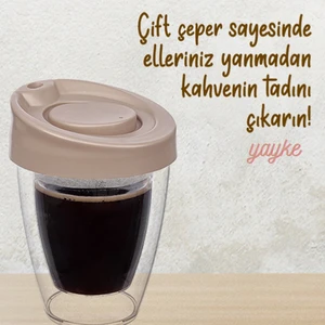 Kapaklı El Yakmaz Termos Bardak