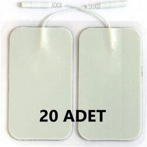 20 Adet Tens Elektrodu 5x9 Kablulu 4 Lü 5 Paket Tens Pedi