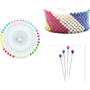 Diske Dizili Plastik Başlı Toplu Iğne 40 Lı  (38 Mm.) 3 Disk