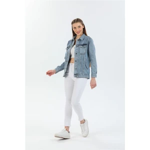 Kadın Yeni Model Kot Ceket 10026