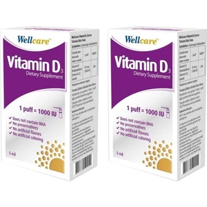Vitamin D3 1000 Iu 5 Ml 2'Li Paket