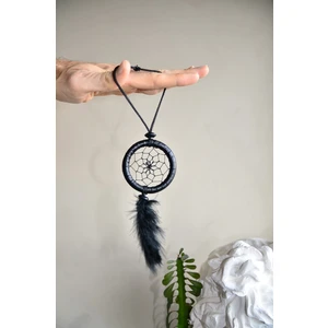 Siyah Araba Süsü Rüya Kapanı / Düş Kapanı / Dikiz Ayna Süsü - 6 cm