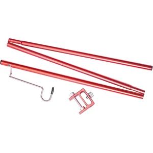 Açık Kamp Katlanır Lamba Post Direk Asılı Işık Tutucu Tek Kanca Kırmızı Standı (Yurt Dışından)