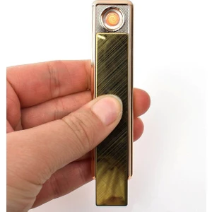 Herkesetoptantic Elektronik/tungsten Tesla Aşağı Kaydırmalı USB Şarjlı Çakmak