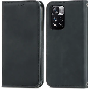Cilt Deri Kılıf Xiaomi Redmi Not 11 Pro / 11 Pro + Siyah (Yurt Dışından)